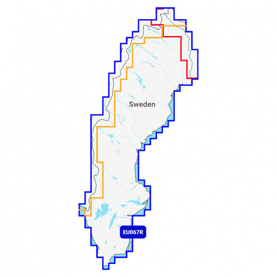 Navionics Nav+ 067R Sweden Lakes ryhmässä Veneilyelektroniikka & veneily / Kartat @ Sportfiskeprylar.se (MSD-EU067R)