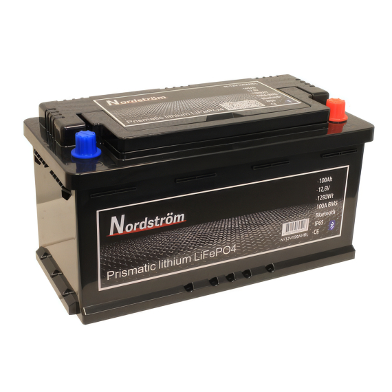 Nordström Lithium 12v Batteri 100 Ah BT L5 ryhmässä Veneilyelektroniikka & veneily / Akut & Laturit / Akut / Lithiumakut @ Sportfiskeprylar.se (N-12V100AHBL)