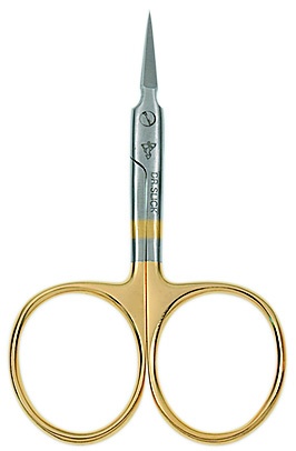 Dr slick Arrow Scissor 3 1/2\'\' Gold Loops Straight ryhmässä Työkalut & Lisätarvikkeet / Pihdit & sakset / Leikkurit & sakset @ Sportfiskeprylar.se (NFD618-SA35G)