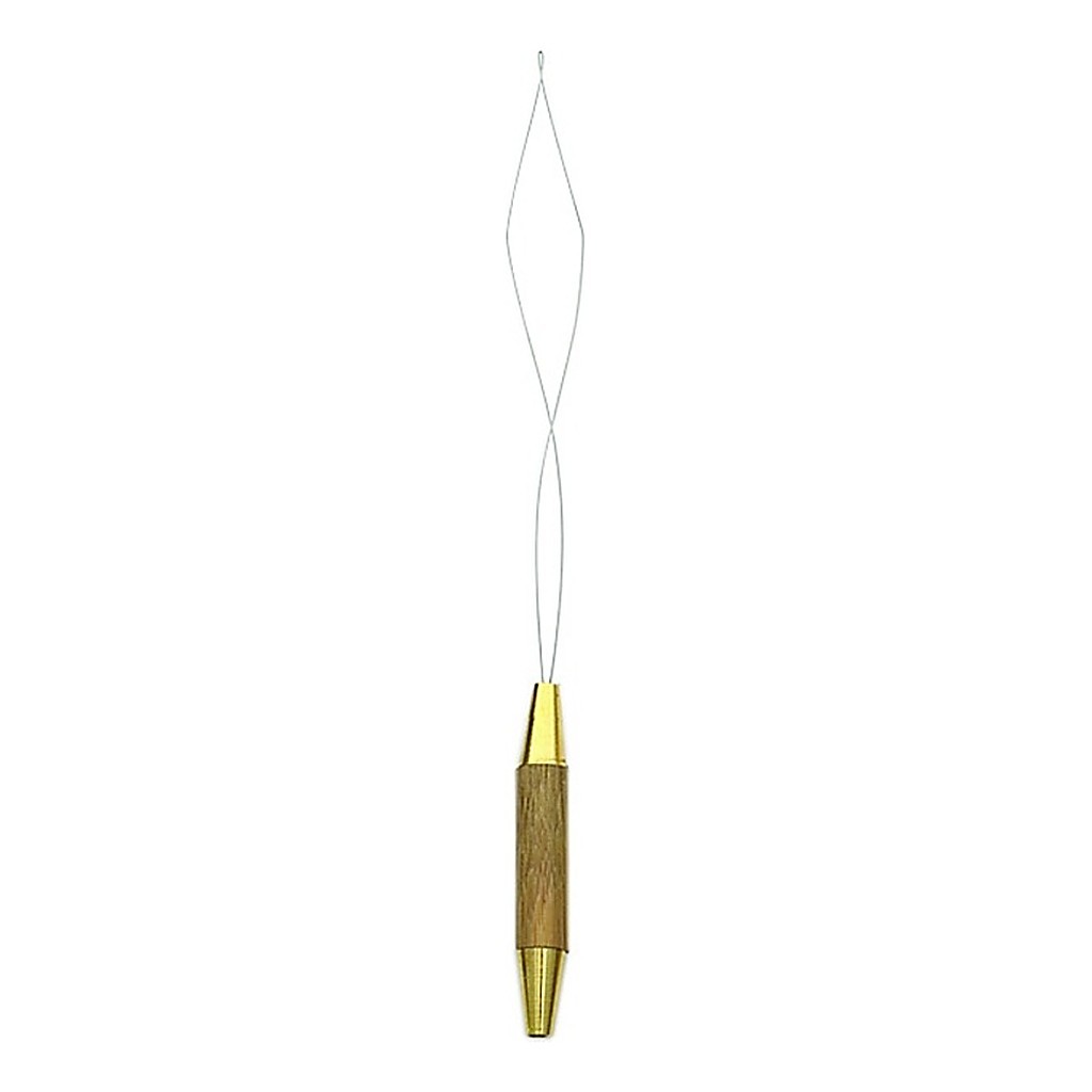 Dr Slick Bobbin Threader Gold w/ Half Hitch Tool ryhmässä Koukut & Tarvikkeet / Perhonsidonta / Perhonsidontatarvikkeet / Spigotit @ Sportfiskeprylar.se (NFD679-BT)