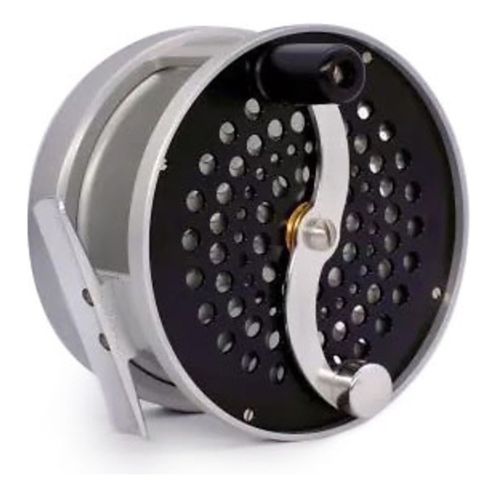 Iwana Salmon Series Fly Reel Large Black & Silver Höger - Kelat Perhokelat & Lisäkelat Perhokelat