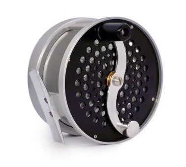 Iwana Salmon Series Fly Reel Large Black & Silver - Kelat Perhokelat & Lisäkelat Perhokelat