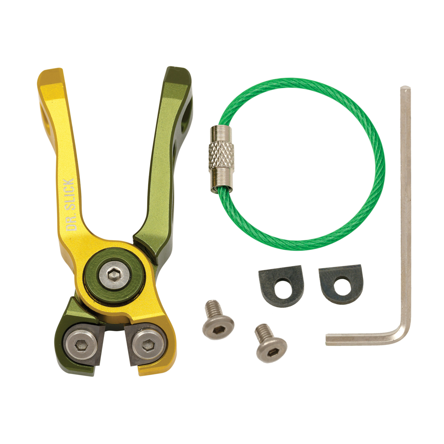 Dr. Slick Cyclone Nipper NATCO Gold and Green Aluminum Frame ryhmässä Työkalut ja tarvikkeet / Pihdit & sakset / Leikkurit & sakset @ Sportfiskeprylar.se (NFD9324-NATCO)