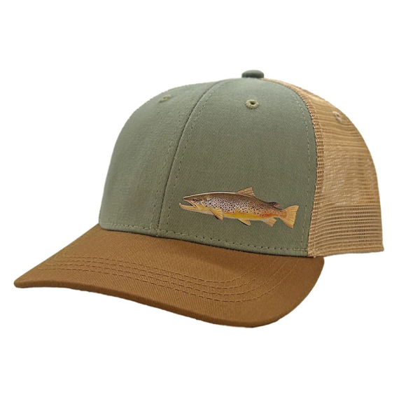 RepYourWater Hat Standard Fit - Tailout Series Brown ryhmässä Vaatteet ja kengät / Lippalakit ja päähineet / Lippikset @ Sportfiskeprylar.se (NFD9549)