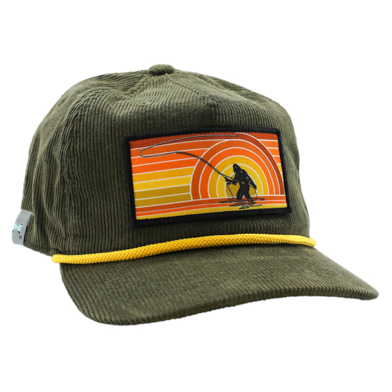 RepYourWater Hat 5 Panel Unstructured - Sunset Squatch Corduroy Edition ryhmässä Vaatteet ja kengät / Lippalakit ja päähineet / Lippikset @ Sportfiskeprylar.se (NFD9557)