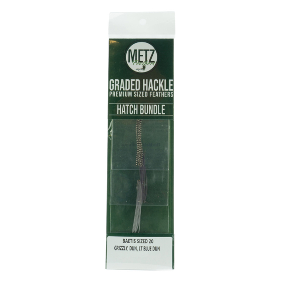 Metz Hackle Hatch Bundle 3-pcs ryhmässä Koukut & Tarvikkeet / Perhonsidonta / Perhonsidontamateriaalit / Höyhenet & Sulat / Häkilä @ Sportfiskeprylar.se (NFD9577-18r)