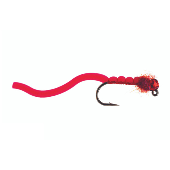 Umpqua Squirmy Wormie Jig Blood Red 12 ryhmässä Vieheet / Perhot / Nymfit @ Sportfiskeprylar.se (NFD9638-BR12)