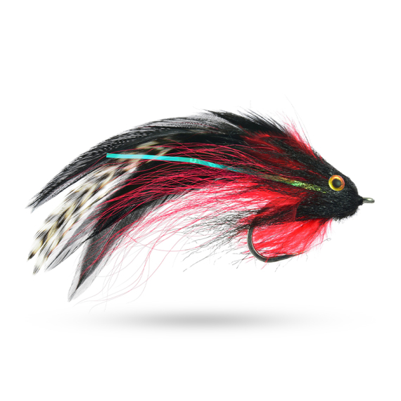Umpqua Jungle Love Black/Red #2/0 ryhmässä Vieheet / Perhot / Streamerit @ Sportfiskeprylar.se (NFD9658-BR20)