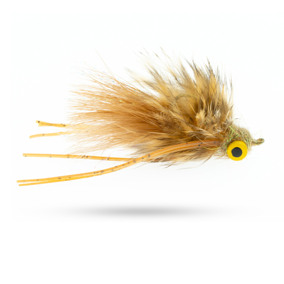 Umpqua Super Bugger Beck\'s Tan #6 ryhmässä Vieheet / Perhot / Streamerit @ Sportfiskeprylar.se (NFD9673-TA6)