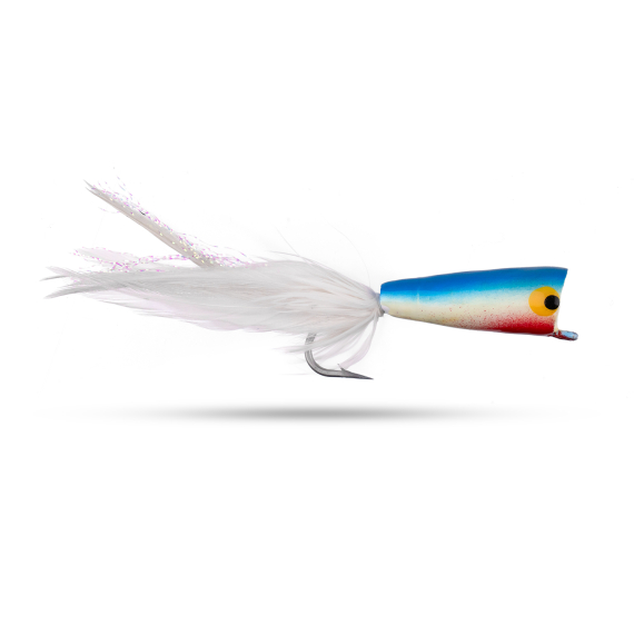 Umpqua Saltwater Popper Blue/White #2/0 ryhmässä Vieheet / Perhot / Salt Water Flies @ Sportfiskeprylar.se (NFD9687-BLWH20)