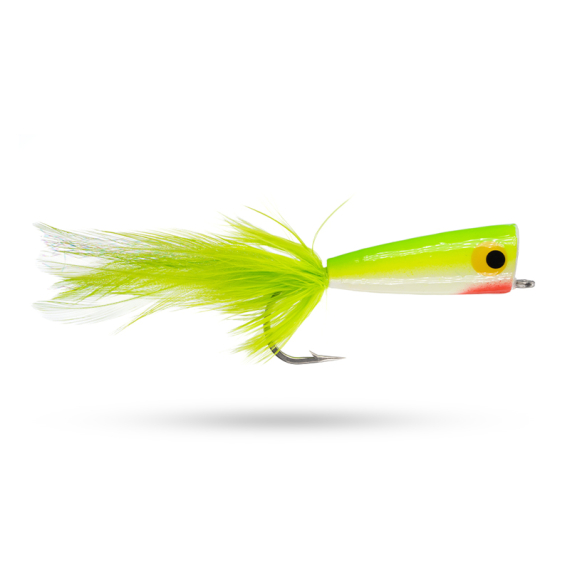 Umpqua Saltwater Popper Chartreuse #2/0 ryhmässä Vieheet / Perhot / Salt Water Flies @ Sportfiskeprylar.se (NFD9687-CH20)