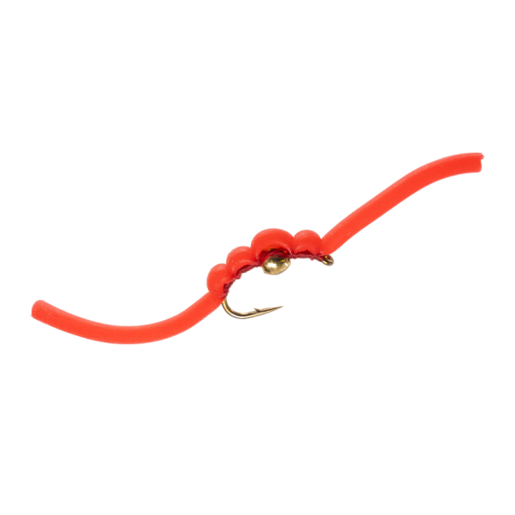 Umpqua Squirmy Wormie TB Red #12 ryhmässä @ Sportfiskeprylar.se (NFD9707-RE12)