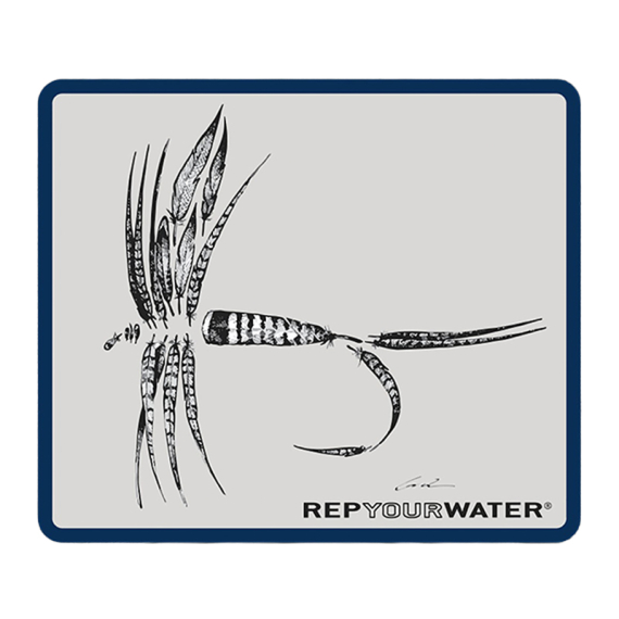 RepYourWater Sticker - Feather Dry Fly ryhmässä Muut / Liimamerkit & dekaalit @ Sportfiskeprylar.se (NFD9715)