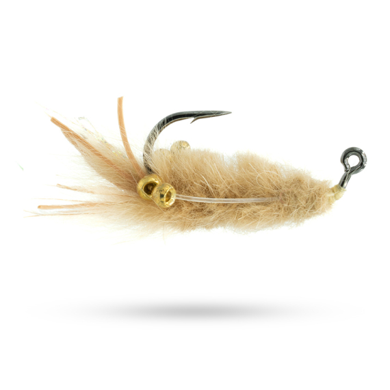 Umpqua Mayhem Crab Chicone Tan #2 ryhmässä Vieheet / Perhot / Salt Water Flies @ Sportfiskeprylar.se (NFD9738-Tan)