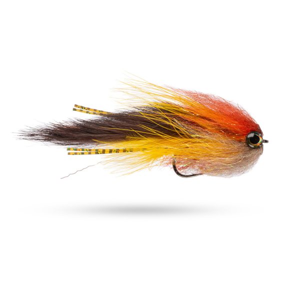 Umpqua Rabbid Strip Streamer Osowski Brown / Yellow #2 ryhmässä @ Sportfiskeprylar.se (NFD9744-BrYellow)