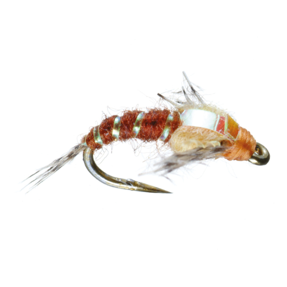Umpqua Hunchback Two-tone Sulfur/Brown - #16 ryhmässä Vieheet / Perhot / Nymfit @ Sportfiskeprylar.se (NFD9875-16)