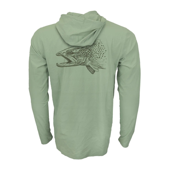 RepYourWater Hooded Sun Shirt Flolite Predator ryhmässä Vaatteet ja kengät / UV-vaatteet @ Sportfiskeprylar.se (NFD9929-Sr)