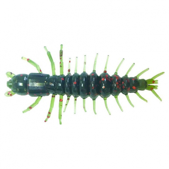 Nikko Zaza Hellgrammite 7,6cm (4pcs) - Watermelon Red Flake ryhmässä Vieheet / Jigit ja keinosyötit / Ravut ja Creaturebaits-syötit / Otusjigit @ Sportfiskeprylar.se (NIKKO542)