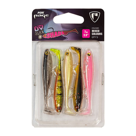 Fox Rage Zander Pro UV mixed colour pack 5kpl ryhmässä Vieheet / Viehesarjat @ Sportfiskeprylar.se (NMC004r)