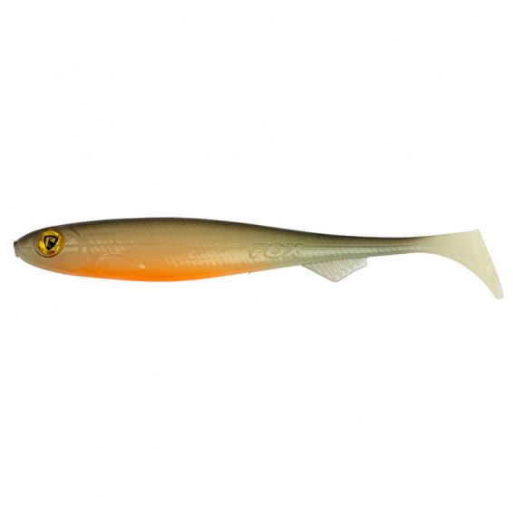 Fox Slick Shad 7cm/2.75\'\' (bulk) - UV Hot Olive ryhmässä Vieheet / Jigit ja keinosyötit / Ahven- ja kuhajigit @ Sportfiskeprylar.se (NSC056)