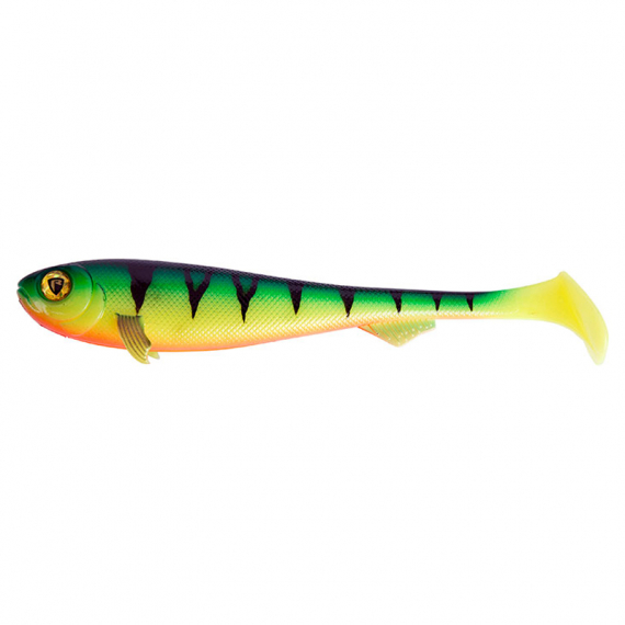 Fox Rage Super Slick Shad 28cm/11\'\' (1pcs) - UV Firetiger ryhmässä Vieheet / Jigit ja keinosyötit / Haukijigit @ Sportfiskeprylar.se (NSC061)