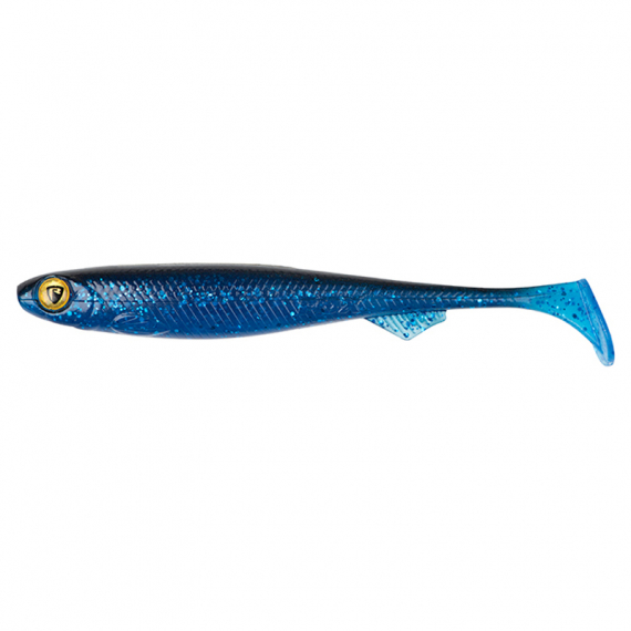 Fox Rage Slick Shad 11cm Bulk - UV Blue Flash ryhmässä Vieheet / Jigit ja keinosyötit / Ahven- ja kuhajigit @ Sportfiskeprylar.se (NSC071)