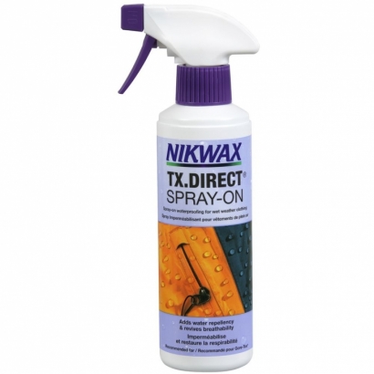 Nikwax TX.Direct Spray-On, 300ml ryhmässä Vaatteet ja kengät / Jalkineet / Kenkien huolto & lisätarvikkeet / Impregnointi & kenkärasvat @ Sportfiskeprylar.se (NW571)