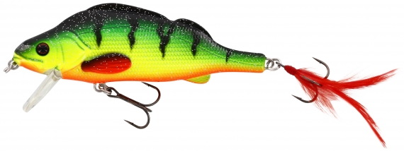 Westin Percy the Perch (HL) 10 cm 20 g Fancy Firetiger Floating ryhmässä Vieheet / Vaaput / Matalan veden Crankbaits @ Sportfiskeprylar.se (P039-094-012)