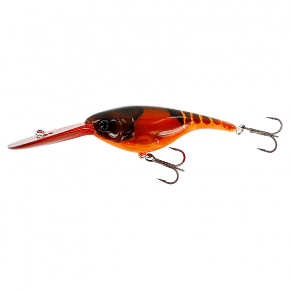 Westin BabyBite DR Crankbait 6,5cm 13g Floating 3D Fire Craw ryhmässä Vieheet / Vaaput / Syvän menevät crankbait-vieheet @ Sportfiskeprylar.se (P046-573-003)
