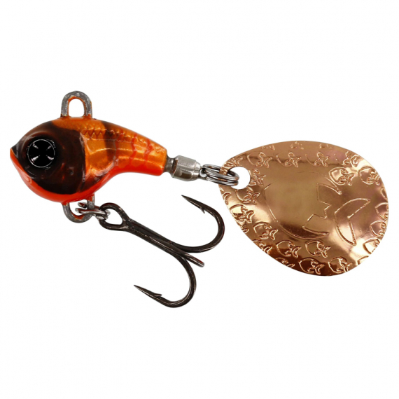Westin DropBite Tungsten Spin Tail Jig 1,8cm 9g - Fire Craw ryhmässä Vieheet / Värisevät syötit @ Sportfiskeprylar.se (P101-568-098)