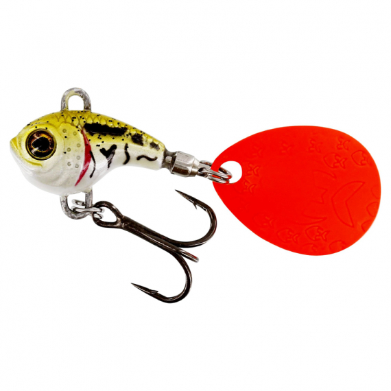 Westin DropBite Tungsten Spin Tail Jig 2,2cm 18g - Pearl Stickleback ryhmässä Vieheet / Värisevät syötit @ Sportfiskeprylar.se (P101-579-099)