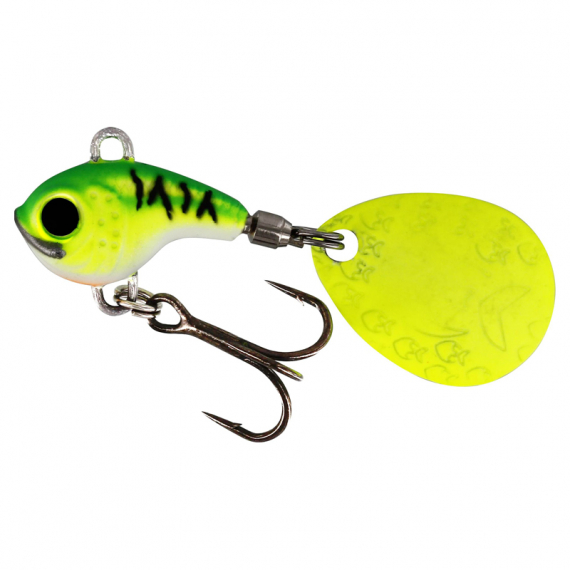 Westin DropBite Tungsten Spin Tail Jig 2,2cm 18g - Chartreuse Ice ryhmässä Vieheet / Värisevät syötit @ Sportfiskeprylar.se (P101-633-099)