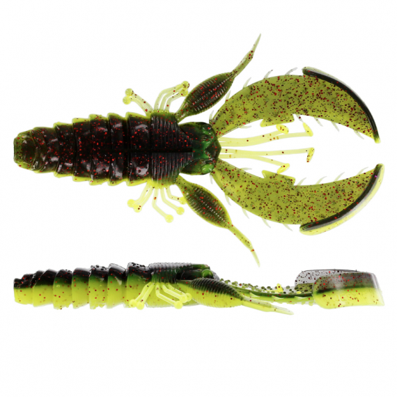 Westin CreCraw Creaturebait 8,5cm 7g - Black/Chartreuse (5kpl) ryhmässä Vieheet / Jigit ja keinosyötit / Ravut ja Creaturebaits-syötit / Rapujigit @ Sportfiskeprylar.se (P151-563-130)