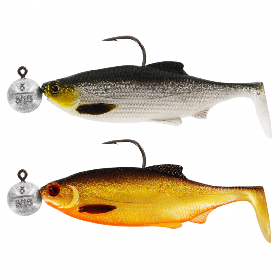 Westin Ricky the Roach 10cm R \'N R 10g #6/0 (2pcs) - Dark Water Mix 4 ryhmässä Vieheet / Jigit ja keinosyötit / Ahven- ja kuhajigit @ Sportfiskeprylar.se (P173-648-010)