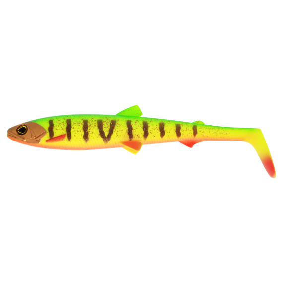 Westin BullTeez Shadtail 30cm, 240g - CF Earth Perch ryhmässä Vieheet / Jigit ja keinosyötit / Haukijigit @ Sportfiskeprylar.se (P181-1084-157)