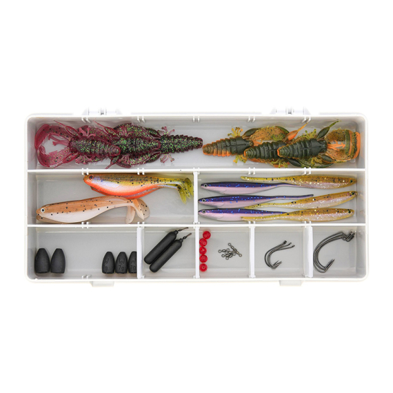 Westin Perch Box - Dropshot + Texas & Carolina 45Pcs ryhmässä Vieheet / Viehesarjat / Viehesarjat ahven @ Sportfiskeprylar.se (P279-023-283)