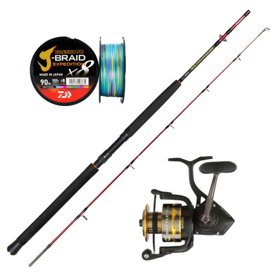 Daiwa Seahunter Battle Set ryhmässä Kalastussetit / Merikalastussarjat @ Sportfiskeprylar.se (PENNBATTLEWARFARESET)