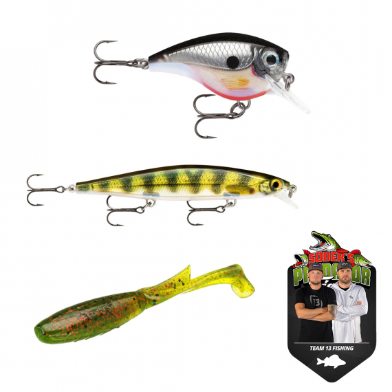 Team 13 Fishing PredatorFight Bait Combo Perch ryhmässä Vieheet / Viehesarjat / Viehesarjat ahven @ Sportfiskeprylar.se (PF20TSUFIXABBORRE1)