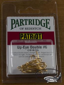 Partridge Patriot Double Up-Eye Gold 10kpl ryhmässä Koukut & Tarvikkeet / Koukut / Perhonsidontakoukut @ Sportfiskeprylar.se (PH-CS16U-2G-12r)