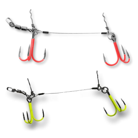 Pikecraft Double Swivel Stinger Kit XL 2/0 UV ryhmässä Koukut & Tarvikkeet / Stingers & Stinger lisätarvikkeet / Stingerit @ Sportfiskeprylar.se (PIKECRAFT1091r)