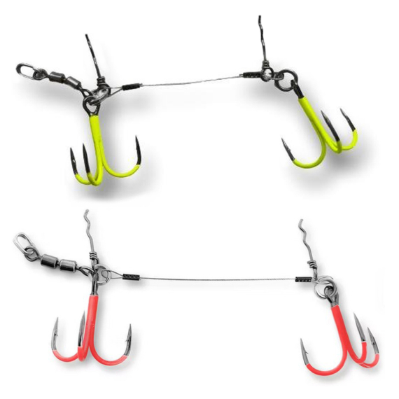 Pikecraft Double Swivel Stinger Kit L 1/0 UV ryhmässä Koukut & Tarvikkeet / Stingers & Stinger lisätarvikkeet / Stingerit @ Sportfiskeprylar.se (PIKECRAFT1292r)