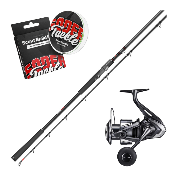 PikeFight V2 & FA Miravel Pike Spinning Combo 8\'6\'\' 110g ryhmässä Kalastussetit / Virvelisetit / Hauki Avokelasetti @ Sportfiskeprylar.se (PIKEFIGHTMIRAVEL26SET)