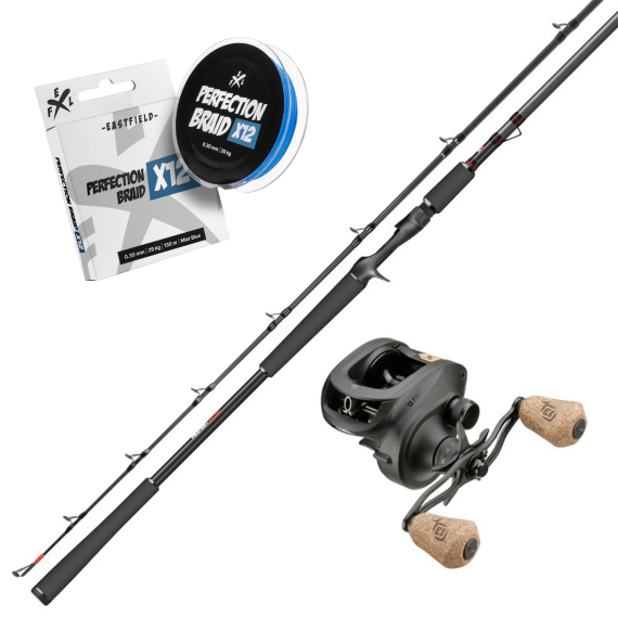 PikeFight V2 Combo Heavy ryhmässä Kalastussetit / Heittokalastussetit / Hyrräkelasetit Hauki @ Sportfiskeprylar.se (PIKEFIGHTV2COMBO2)