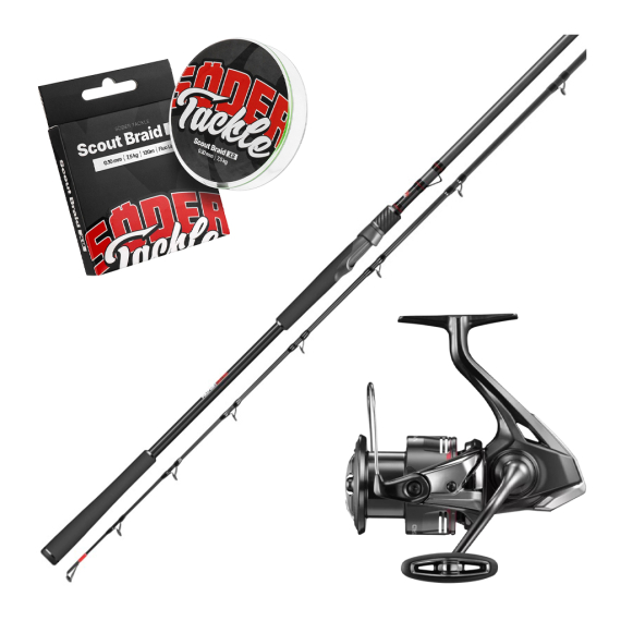 PikeFight V2 Spinning Combo 8\'6\'\' 110g 2pc ryhmässä Kalastussetit / Virvelisetit / Hauki Avokelasetti @ Sportfiskeprylar.se (PIKFIGHTV2SPINNINGSET)