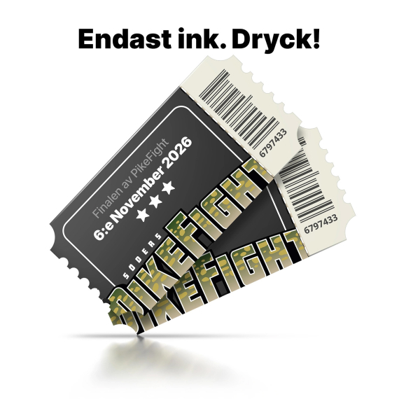 Biljett till biovisning av finalen - PikeFight 2026 (Endast Dryck) ryhmässä Muut @ Sportfiskeprylar.se (PKFBILJETTENDASTDRYCK)