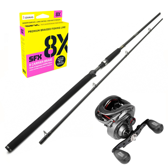 Westin W3 Powercast-T 8\'3\'\'40-130g Abu Garci Max Combo ryhmässä Kalastussetit / Heittokalastussetit / Hyrräkelasetit Hauki @ Sportfiskeprylar.se (POWERCASTMAXCOMBO)