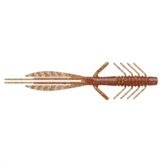 Jaeger Asta 9cm (8pcs) - Dark Amber - Vieheet Jigit ja keinosyötit Ravut ja Creaturebaits-syötit Otusjigit