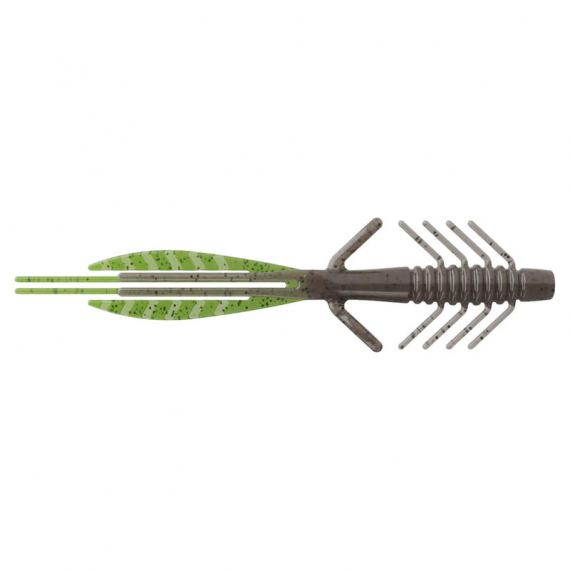 Jaeger Asta 9cm (8pcs) - Taupe Lime - Vieheet Jigit ja keinosyötit Ravut ja Creaturebaits-syötit Otusjigit