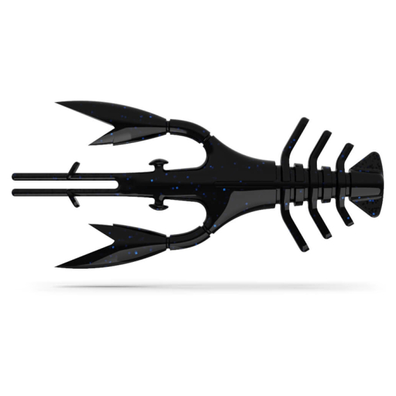 Jaeger Para 8cm (6pcs) - Black - Vieheet Jigit ja keinosyötit Ravut ja Creaturebaits-syötit Rapujigit