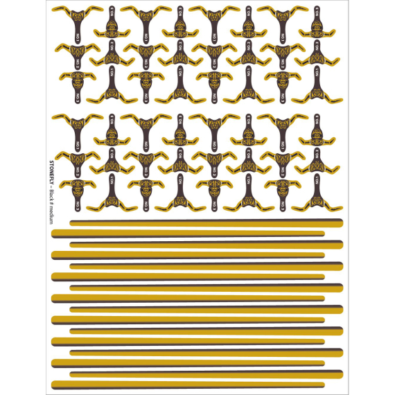 Pro Stonefly Kits M ryhmässä Koukut & Tarvikkeet / Perhonsidonta / Perhonsidontamateriaalit / Muut synteettiset materiaalit @ Sportfiskeprylar.se (PRO-10110354r)